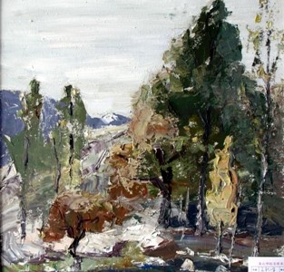 石新峰 作品 泰山风景